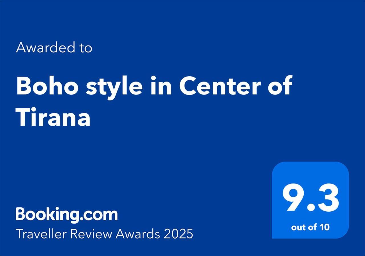 Appartamento Boho Style In Center Of Tirana Esterno foto